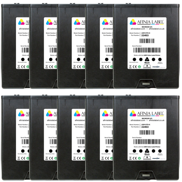 Afinia L801 Schwarz Tintenkartuschen 10er Set